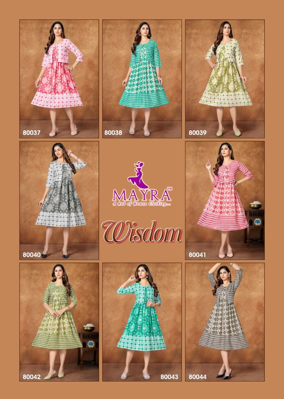 Mayra Wisdom New Fancy Ethnic Wear Printed Kurti Collection